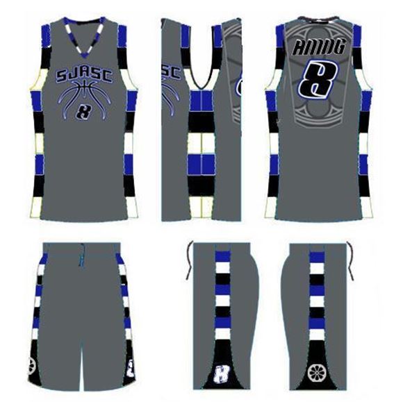 basketball jersey design half sublimation