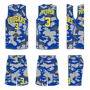Picture of Basketball Kit Style 555 Custom
