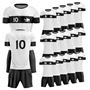 Picture of Lot of 15 Soccer Apparel (Jersey and Shorts) Custom Made for You with Numbers and Logo on Jersey. Style 109. Special