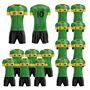 Picture of Lot of 15 Unisex Soccer Apparel (Jersey and Shorts) Custom Made for You in Any Ten Sizes with Numbers and Logo. Style 109