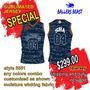 Picture of Lot of 10 Basketball Jersey Fully Decorated in a Sublimated Design. Style 5551 Special.
