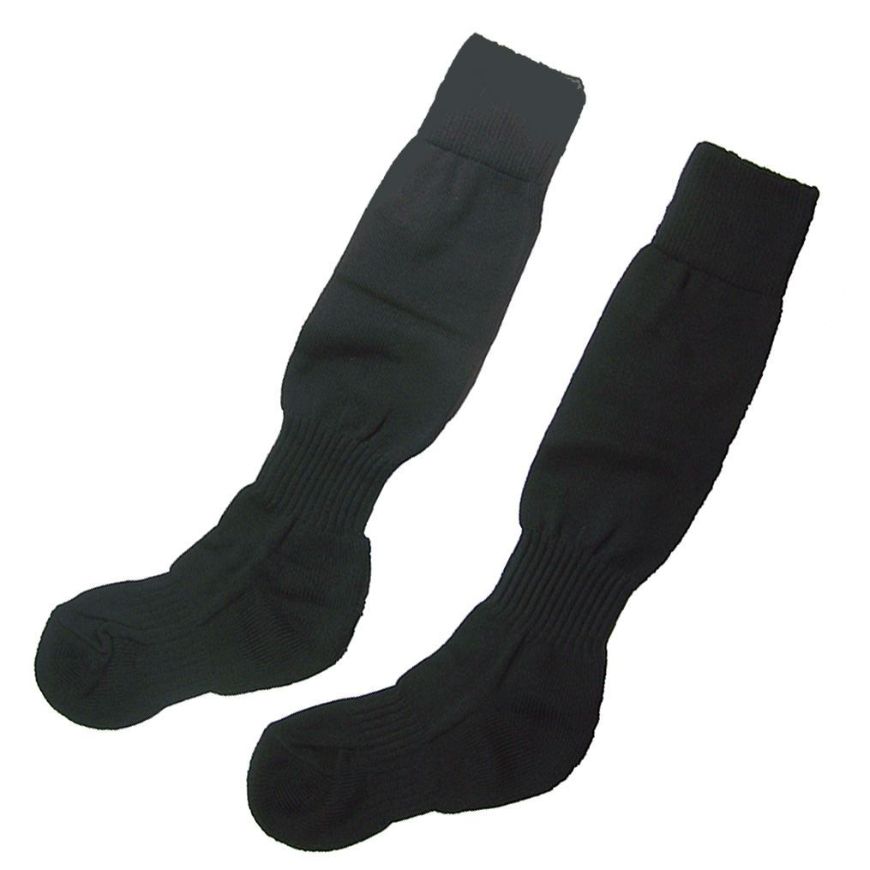 Picture of Knee High Unisex Soccer Socks by Winning Beast®. Color Black. Classic Style 920.