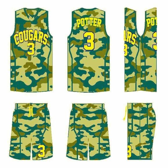 Picture of Basketball Kit Style 555 Custom