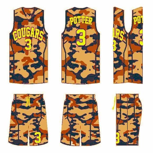 Picture of Basketball Kit Style 555 Custom