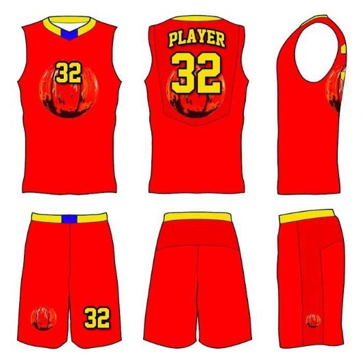 Picture of Basketball Kit Style 556 Custom