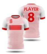 Picture of Custom Made in Full Sublimation Soccer Game Uniform Jersey with All Decorations Included. Style 248J.