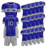 Picture of Lot of 15 Soccer Apparel (Jersey and Shorts) Custom Made for You with Numbers and Logo on Jersey. Style 109. Special