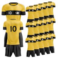 Picture of Lot of 15 Soccer Apparel (Jersey and Shorts) Custom Made for You with Numbers and Logo on Jersey. Style 109. Special