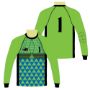 Picture of Goalie Jersey with Padded Elbows, Lightweight Fabric, US Standard Size & Full Sleeves Unisex Soccer Shirt