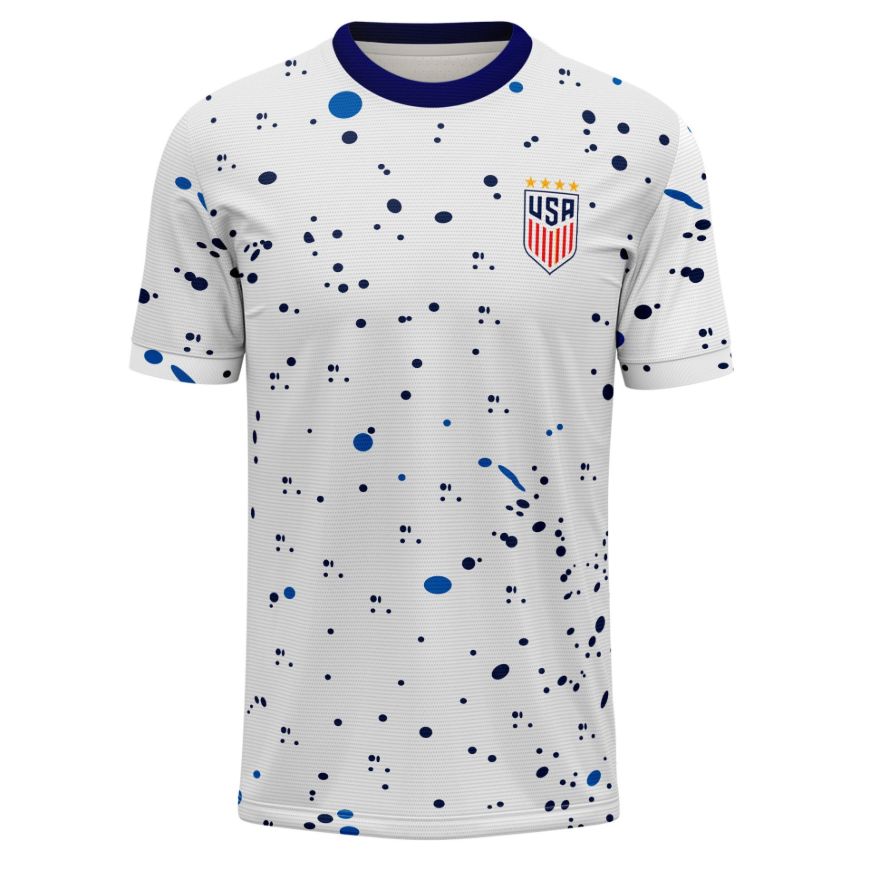 Picture of 2022-23 USA Men’s Soccer Jersey - Lightweight Sublimated Design, Interlock Play Fresh Tech, Comfortable Fit