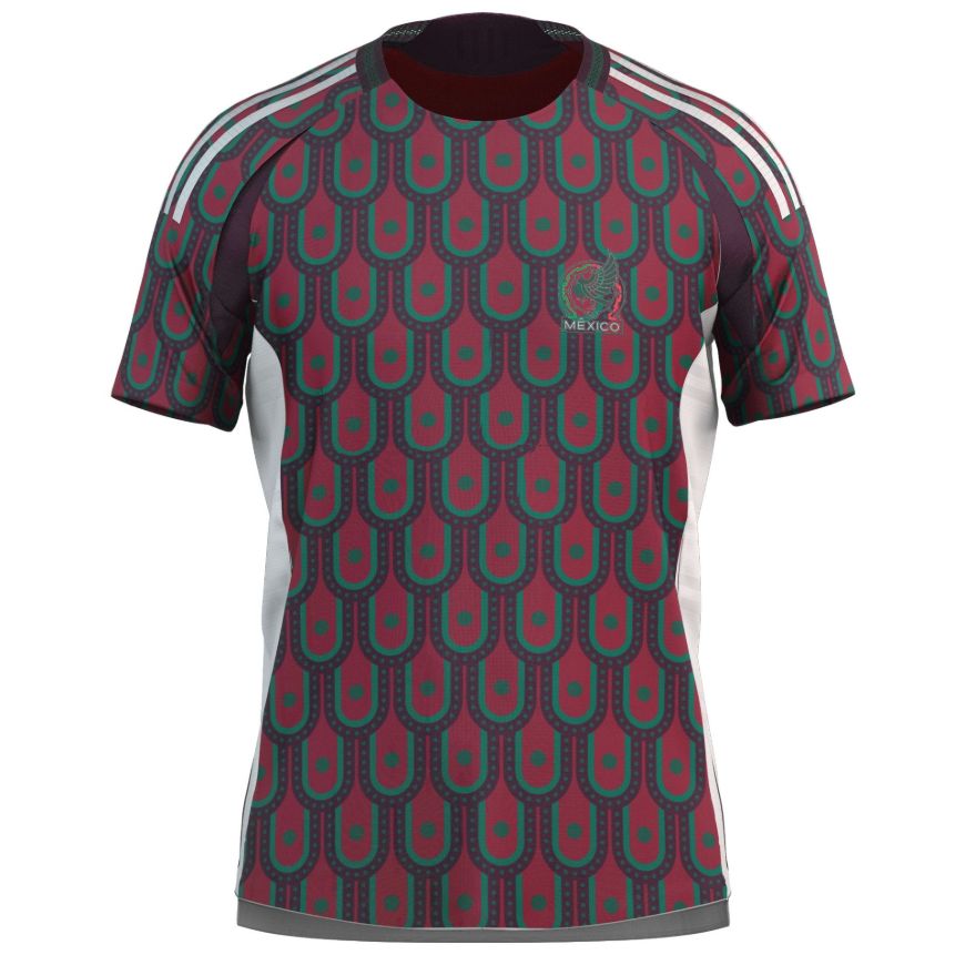 Picture of 2024-25 Mexico Soccer Jersey - Breathable Play Fresh™ Fabric, Sublimated, Relaxed Sport Cut