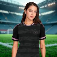 Picture of 2024-25 Miami Soccer Jersey - Lightweight Fabric & Standard Size, Moisture-Wicking Fan Shirt, Comfortable Fit