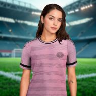 Picture of 2024-25 Miami Soccer Jersey - Lightweight Fabric & Standard Size, Moisture-Wicking Fan Shirt, Comfortable Fit