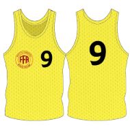 Picture of Custom Made Sleeveless Training Vest with Logo and Number at the Chest and Number Center Back. Style 905-06.