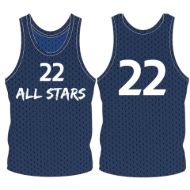 Picture of Custom Made Sleeveless Training Vest with Club Name and Number at the Chest and Number Center Back. Style 905-07.